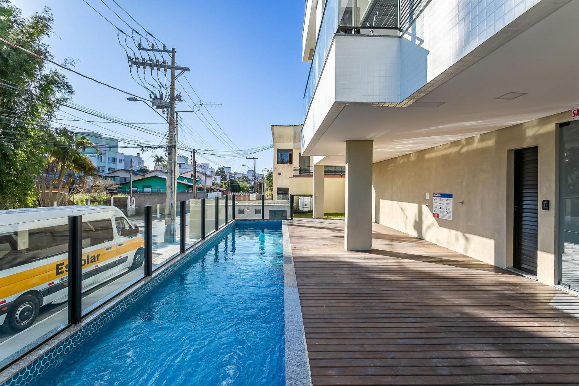 Wi-fi 300mb | Piscina | Churrasqueira #cana09 Apartamento Florianopolis